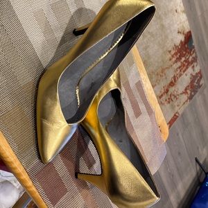 Gold heels